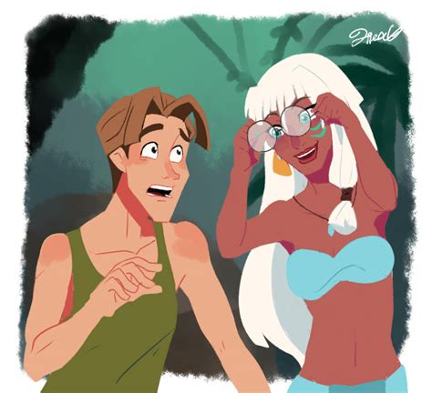 atlantis milo|milo thatch and kida.